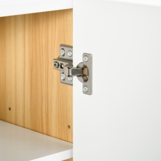 kleankin Ντουλάπα καθρέφτη μπάνιου 3 Πόρτες με Ρυθμιζόμενα Ράφια, 6... kleankin Ντουλάπα καθρέφτη μπάνιου 3 Πόρτες με Ρυθμιζόμενα Ράφια, 6...