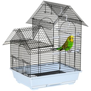 PawHut Μεταλλικό Κλουβί πουλιών με χερούλι, αφαιρούμενο δίσκο, μαντ... PawHut Μεταλλικό Κλουβί πουλιών με χερούλι, αφαιρούμενο δίσκο, μαντ...