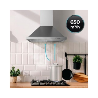 Απορροφητήρας Καμινάδα 60 cm Bolero Flux PM 606500 Inox A Cecotec C... Απορροφητήρας Καμινάδα 60 cm Bolero Flux PM 606500 Inox A Cecotec C...