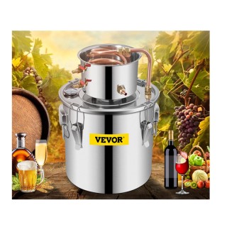 Αποστακτήρας Αλκοόλ από Ανοξείδωτο Ατσάλι 11.4 Lt με Αντλία Νερού V... Αποστακτήρας Αλκοόλ από Ανοξείδωτο Ατσάλι 11.4 Lt με Αντλία Νερού V...