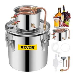 Αποστακτήρας Αλκοόλ από Ανοξείδωτο Ατσάλι 19 Lt VEVOR ZLSJ5GALZLQ00... Αποστακτήρας Αλκοόλ από Ανοξείδωτο Ατσάλι 19 Lt VEVOR ZLSJ5GALZLQ00...