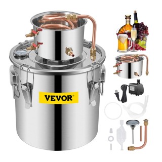 Αποστακτήρας Αλκοόλ από Ανοξείδωτο Ατσάλι 30 Lt με Αντλία Νερού VEV... Αποστακτήρας Αλκοόλ από Ανοξείδωτο Ατσάλι 30 Lt με Αντλία Νερού VEV...
