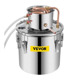 Αποστακτήρας Αλκοόλ από Ανοξείδωτο Ατσάλι 30 Lt με Αντλία Νερού VEV...