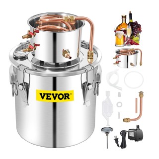 Αποστακτήρας Αλκοόλ από Ανοξείδωτο Ατσάλι 50 Lt με Αντλία Νερού VEV... Αποστακτήρας Αλκοόλ από Ανοξείδωτο Ατσάλι 50 Lt με Αντλία Νερού VEV...