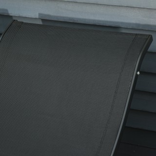 Outsunny Σετ 2 Πτυσσόμενες Ξαπλώστρες Κήπου, Ξαπλώστρες Αλουμινίου ...