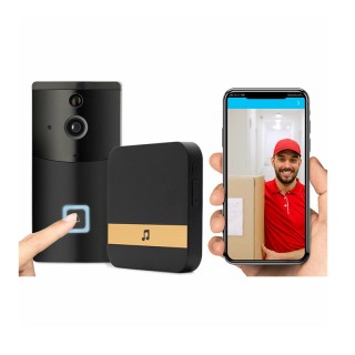 Ασύρματο Κουδούνι Πόρτας με Κάμερα και Wi-Fi 720p HD Aquarius R176474 Ασύρματο Κουδούνι Πόρτας με Κάμερα και Wi-Fi 720p HD Aquarius R176474