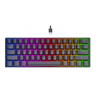 Ασύρματο Μηχανικό Πληκτρολόγιο USB Bluetooth με RGB Φωτισμό US Brow... Ασύρματο Μηχανικό Πληκτρολόγιο USB Bluetooth με RGB Φωτισμό US Brow...