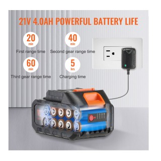 Ασύρματο Πλυστικό Μηχάνημα Μπαταρίας Υψηλής Πίεσης 652 PSI VEVOR WS... Ασύρματο Πλυστικό Μηχάνημα Μπαταρίας Υψηλής Πίεσης 652 PSI VEVOR WS...