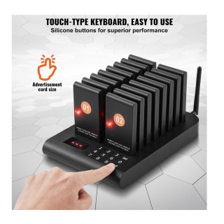 Ασύρματο Σύστημα Ειδοποίησης Έτοιμης Παραγγελίας Πελατών για Εστιατ... Ασύρματο Σύστημα Ειδοποίησης Έτοιμης Παραγγελίας Πελατών για Εστιατ...