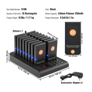 Ασύρματο Σύστημα Ειδοποίησης Έτοιμης Παραγγελίας Πελατών για Εστιατ...
