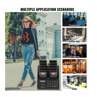 Ασύρματο Σύστημα Ειδοποίησης Έτοιμης Παραγγελίας Πελατών για Εστιατ...