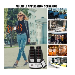 Ασύρματο Σύστημα Ειδοποίησης Έτοιμης Παραγγελίας Πελατών για Εστιατ... Ασύρματο Σύστημα Ειδοποίησης Έτοιμης Παραγγελίας Πελατών για Εστιατ...