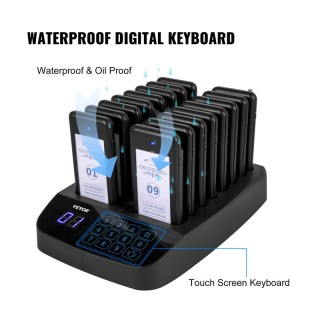 Ασύρματο Σύστημα Ειδοποίησης Έτοιμης Παραγγελίας Πελατών για Εστιατ... Ασύρματο Σύστημα Ειδοποίησης Έτοιμης Παραγγελίας Πελατών για Εστιατ...