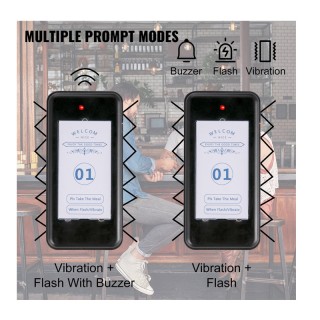 Ασύρματο Σύστημα Ειδοποίησης Έτοιμης Παραγγελίας Πελατών για Εστιατ... Ασύρματο Σύστημα Ειδοποίησης Έτοιμης Παραγγελίας Πελατών για Εστιατ...