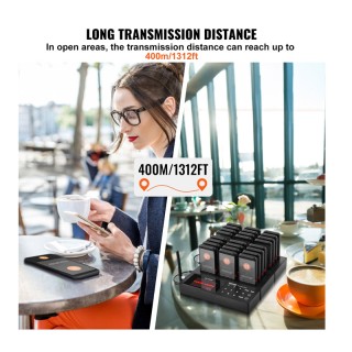 Ασύρματο Σύστημα Ειδοποίησης Έτοιμης Παραγγελίας Πελατών για Εστιατ...