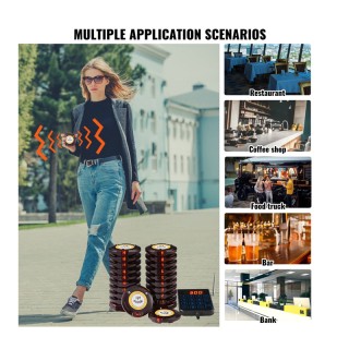 Ασύρματο Σύστημα Ειδοποίησης Έτοιμης Παραγγελίας Πελατών για Εστιατ...