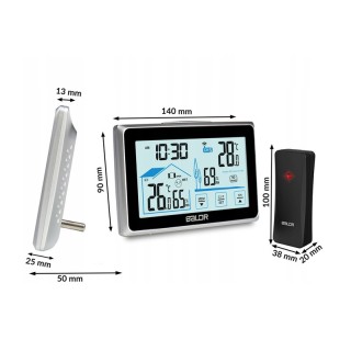 Ασύρματος Επιτραπέζιος Μετεωρολογικός Σταθμός με LCD Οθόνη Baldr BD... Ασύρματος Επιτραπέζιος Μετεωρολογικός Σταθμός με LCD Οθόνη Baldr BD...