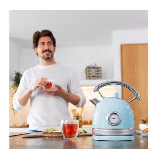 Ασύρματος Ηλεκτρικός Βραστήρας από Ανοξείδωτο Ατσάλι 1.8 Lt Χρώματο...