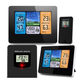 Ασύρματος Μετεωρολογικός Σταθμός με Οθόνη LCD Berdsen BD-902 Ασύρματος Μετεωρολογικός Σταθμός με Οθόνη LCD Berdsen BD-902