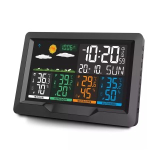 Ασύρματος Μετεωρολογικός Σταθμός με Οθόνη LCD Berdsen BD-904