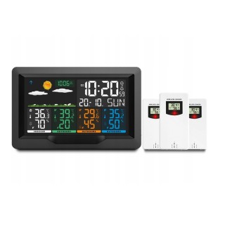 Ασύρματος Μετεωρολογικός Σταθμός με Οθόνη LCD Berdsen BD-904