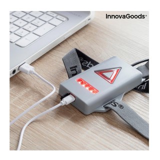 Αθλητική Ζώνη Τύπου Σαγής με Φώτα LED Safelt InnovaGoods V0103454 Αθλητική Ζώνη Τύπου Σαγής με Φώτα LED Safelt InnovaGoods V0103454