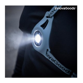 Αθλητική Ζώνη Τύπου Σαγής με Φώτα LED Safelt InnovaGoods V0103454 Αθλητική Ζώνη Τύπου Σαγής με Φώτα LED Safelt InnovaGoods V0103454