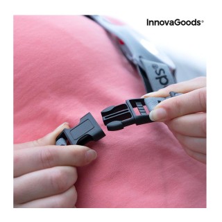 Αθλητική Ζώνη Τύπου Σαγής με Φώτα LED Safelt InnovaGoods V0103454 Αθλητική Ζώνη Τύπου Σαγής με Φώτα LED Safelt InnovaGoods V0103454