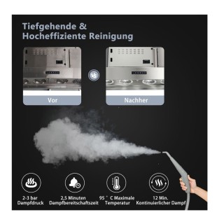 Ατμοκαθαριστής Χειρός 1000 W Costway ES10340DE-GR Ατμοκαθαριστής Χειρός 1000 W Costway ES10340DE-GR