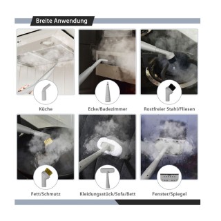 Ατμοκαθαριστής Χειρός 1000 W Costway ES10340DE-GR