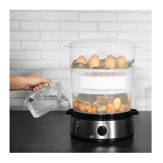 Ατμομάγειρας 3 Επιπέδων 800 W 3000 Cecotec CEC-04109 Ατμομάγειρας 3 Επιπέδων 800 W 3000 Cecotec CEC-04109