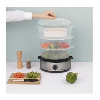 Ατμομάγειρας 3 Επιπέδων 800 W H.Koenig VAP10 Ατμομάγειρας 3 Επιπέδων 800 W H.Koenig VAP10