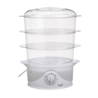 Ατμομάγειρας 3 Επιπέδων 9 Lt 800 W Adler AD-633 Ατμομάγειρας 3 Επιπέδων 9 Lt 800 W Adler AD-633