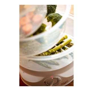 Ατμομάγειρας 3 Επιπέδων 9 Lt 800 W Adler AD-633 Ατμομάγειρας 3 Επιπέδων 9 Lt 800 W Adler AD-633