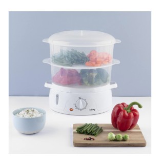 Ατμομάγειρας 3 Επιπέδων 9 Lt 800 W Wëasy VEGE8 Ατμομάγειρας 3 Επιπέδων 9 Lt 800 W Wëasy VEGE8