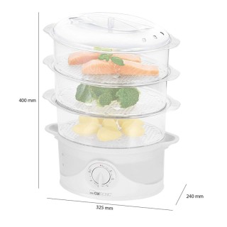 Ατμομάγειρας 3 Επιπέδων 800 W Clatronic DG3665 Ατμομάγειρας 3 Επιπέδων 800 W Clatronic DG3665