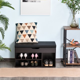 HOMCOM Ντουλάπα παπουτσιών που εξοικονομεί χώρο με πάγκο αποθήκευση...