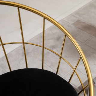 HOMCOM Σετ 2 ψηλά σκαμπό μπαρ με υποπόδιο, βελούδινο μαξιλάρι και χ... HOMCOM Σετ 2 ψηλά σκαμπό μπαρ με υποπόδιο, βελούδινο μαξιλάρι και χ...