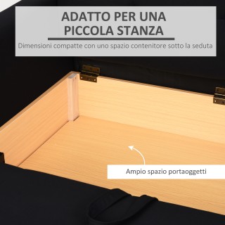 HOMCOM 2 Θέσιος Καναπές-Κρεβάτι με Αποθηκευτικό Χώρο για Σαλόνι και... HOMCOM 2 Θέσιος Καναπές-Κρεβάτι με Αποθηκευτικό Χώρο για Σαλόνι και...