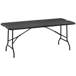 Τραπέζι κήπου Outsunny για 6 άτομα σε ατσάλι και HDPE, 180x75,5x73 ... Τραπέζι κήπου Outsunny για 6 άτομα σε ατσάλι και HDPE, 180x75,5x73 ...