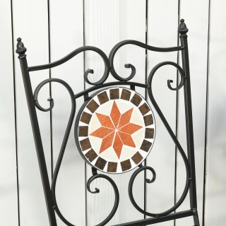 Outsunny Σετ Έπιπλα Κήπου 3 τεμαχίων με 2 πτυσσόμενες καρέκλες και ... Outsunny Σετ Έπιπλα Κήπου 3 τεμαχίων με 2 πτυσσόμενες καρέκλες και ...