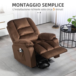 HOMCOM Relaxing Lift Chair, Ανακλινόμενη, Μασάζ και Θερμαινόμενη σε... HOMCOM Relaxing Lift Chair, Ανακλινόμενη, Μασάζ και Θερμαινόμενη σε...