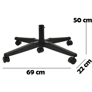 BAKAJI Βάση Χριστουγεννιάτικου Δέντρου με Ρόδες Πολυλειτουργική Στή...