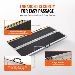 VEVOR Φορητή Ράμπα Αμαξιδίου, 6 ft, 800 lbs, Αντιολισθητική Αλουμιν... VEVOR Φορητή Ράμπα Αμαξιδίου, 6 ft, 800 lbs, Αντιολισθητική Αλουμιν...