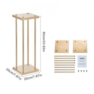 VEVOR 4τμχ Χρυσή Μεταλλική Βάση Λουλουδιών 60εκ για Εκδηλώσεις HLH... VEVOR 4τμχ Χρυσή Μεταλλική Βάση Λουλουδιών 60εκ για Εκδηλώσεις HLH...