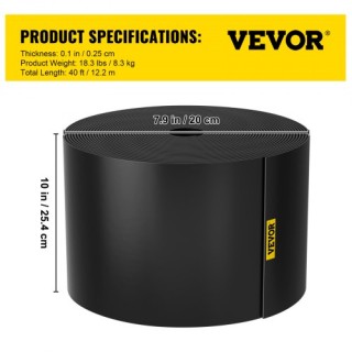 VEVOR Περιμετρικό Όριο Τοπίου, 10 Βάθος, 40 Μήκος, Ανακυκλωμένο HDP...