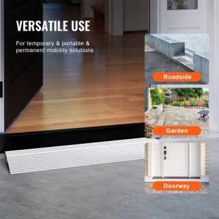 Ράμπα Πόρτας VEVOR, 1 Ύψος, 800 lbs Φορτίο, Αλουμινίου, Ρυθμιζόμενη... Ράμπα Πόρτας VEVOR, 1 Ύψος, 800 lbs Φορτίο, Αλουμινίου, Ρυθμιζόμενη...