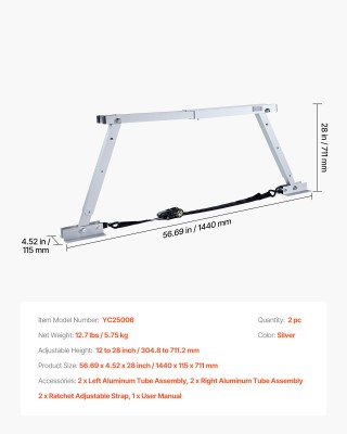 VEVOR Ρυθμιζόμενος Σταθεροποιητής RV για Ρυμουλκούμενα και Τροχόσπι... VEVOR Ρυθμιζόμενος Σταθεροποιητής RV για Ρυμουλκούμενα και Τροχόσπι...