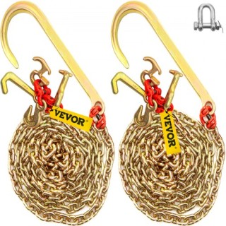 Αλυσίδα Ρυμούλκησης VEVOR J Hook, 5/16 in x 10 ft, G80, 2 J Hooks, ... Αλυσίδα Ρυμούλκησης VEVOR J Hook, 5/16 in x 10 ft, G80, 2 J Hooks, ...