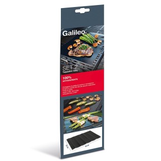 Galileo Σετ 2 Αντικολλητικών Στρωμάτων για Μπάρμπεκιου 33x40 cm Bes...